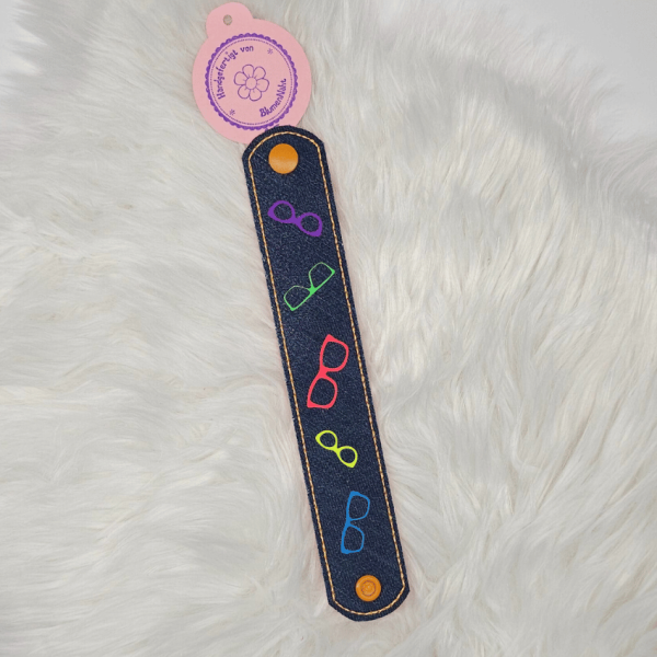 Jeans Armband Neon-Brillen - 18,5cm - No 25